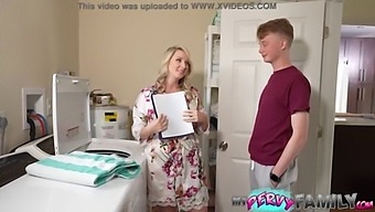 Stepmom'S Big Breasts Lead To Taboo Oral Encounter With Stepson