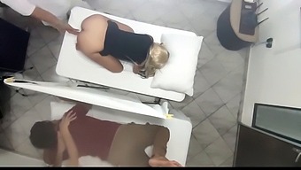 Stunning Wife'S Intimate Encounter With Masseuse Caught On Camera In Hd