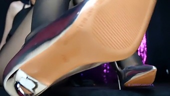 Submissive Male Receives Humiliating Foot Worship From Mistress Rebecca Diamante