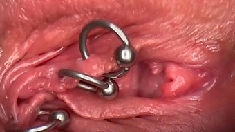 Intimate View Of My Pierced Genitals And Wetting Sensation